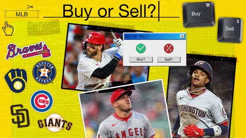 TEXAS RANGERS Trending Image: MLB Buy or Sell: Braves fine sans Strider? Trout staying put? Phillies in trouble?